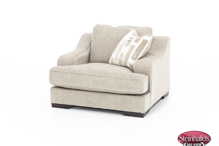 ashy brown chair and a half  image   