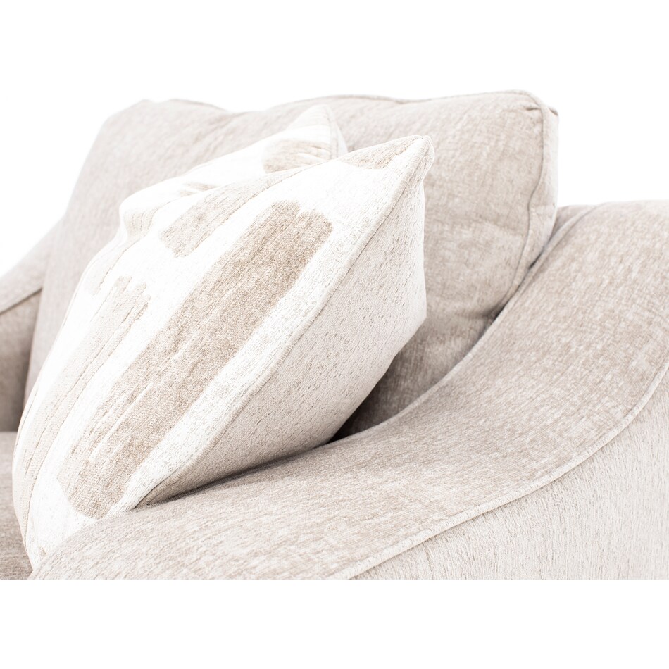 ashy brown chair and a half   