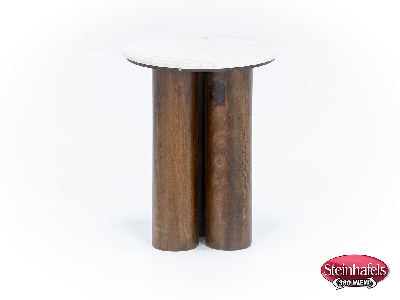 ashy brown chairside table  image hny  