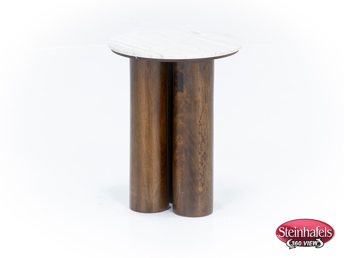ashy brown chairside table  image hny  