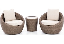 ashy brown club chair pkg  