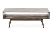 ashy brown cocktail table   