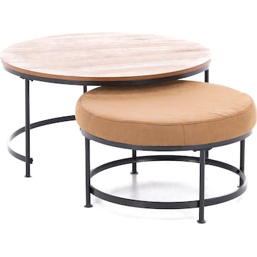 Caramel Nesting Cocktail Table