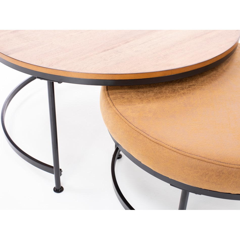 ashy brown cocktail table caram  