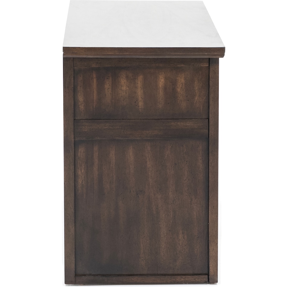 ashy brown console   
