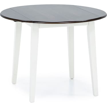 Tess 40" Round Drop Leaf Table