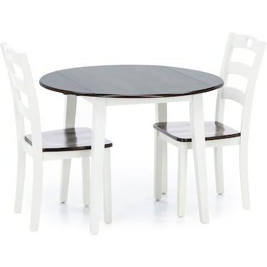 Tess 40" Round Drop Leaf Table