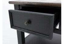 ashy brown end table shado  
