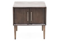 ashy brown end table   