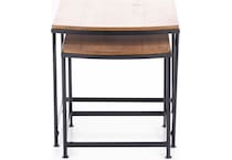 ashy brown end table caram  