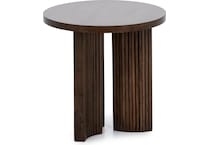 ashy brown end table crs  