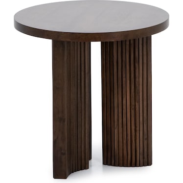 Crescent End Table