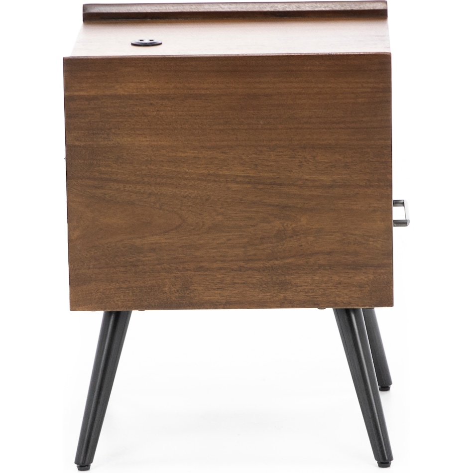 ashy brown end table dean  