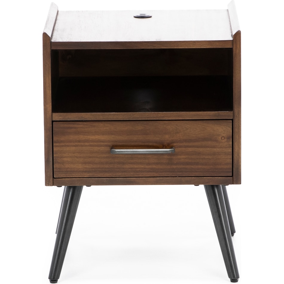 ashy brown end table dean  