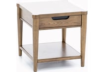 ashy brown end table eam  