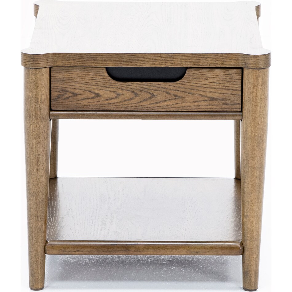 ashy brown end table eam  