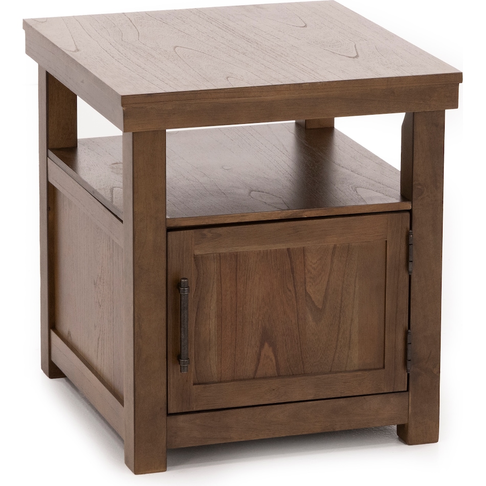 ashy brown end table qd  