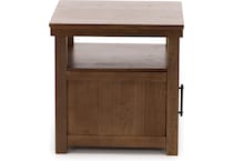 ashy brown end table qd  