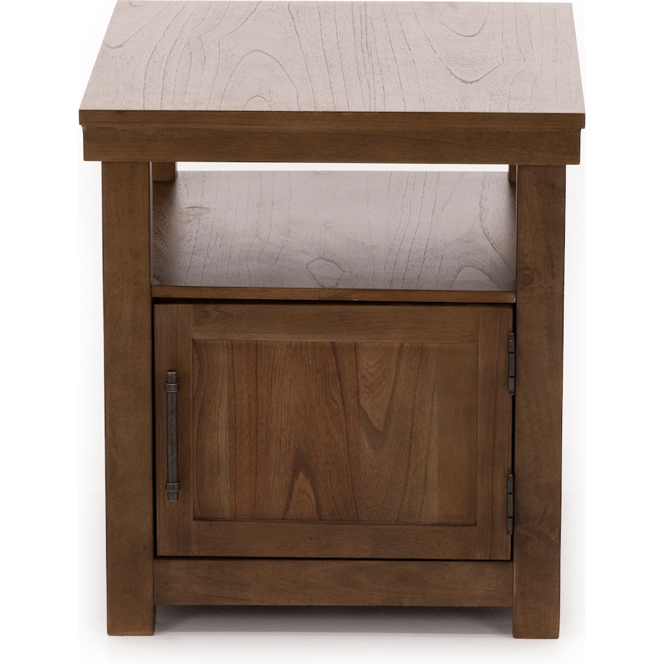 ashy brown end table qd  