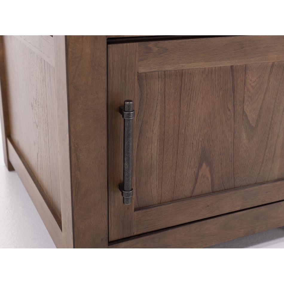 ashy brown end table qd  