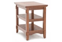 ashy brown end table   