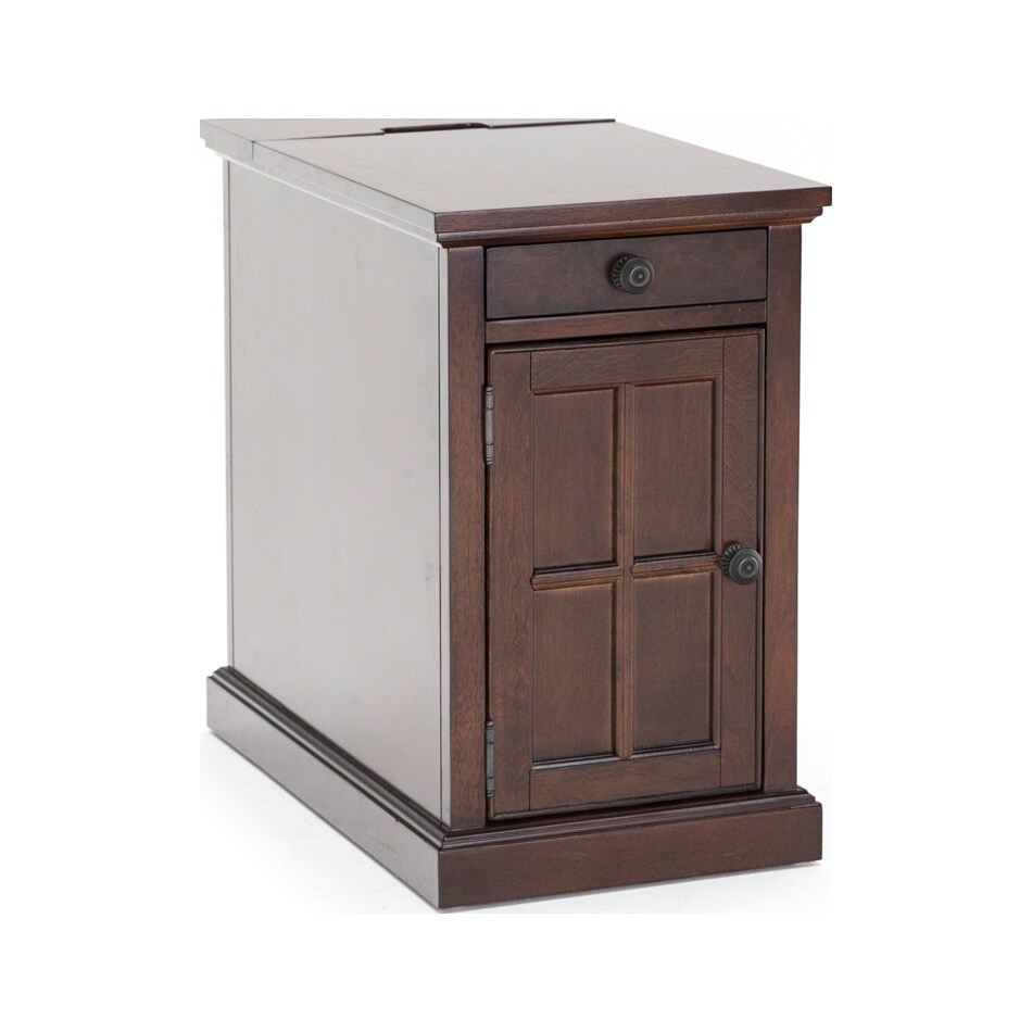 ashy brown end table   