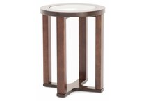 ashy brown end table   