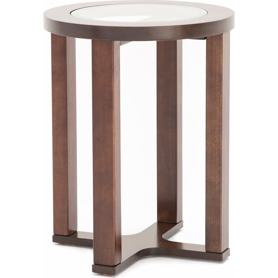 ashy brown end table   