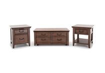 ashy brown end table   
