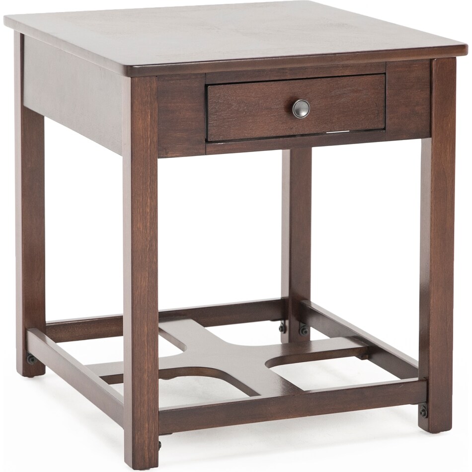 ashy brown end table   