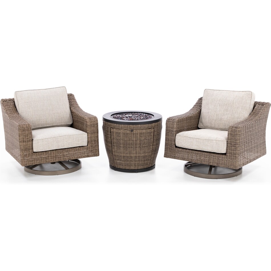 ashy brown firepit pkg  