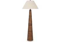 ashy brown floor lamp   