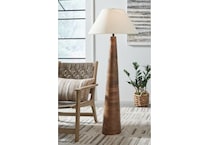 ashy brown floor lamp   