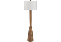 ashy brown floor lamp   