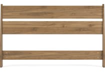 ashy brown full bed headboard   
