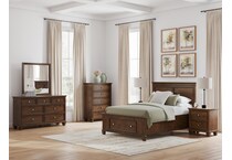 ashy brown full bed package sfp  