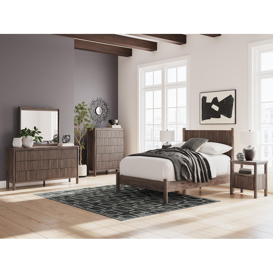 ashy brown full bed package lifestyle image pfp  