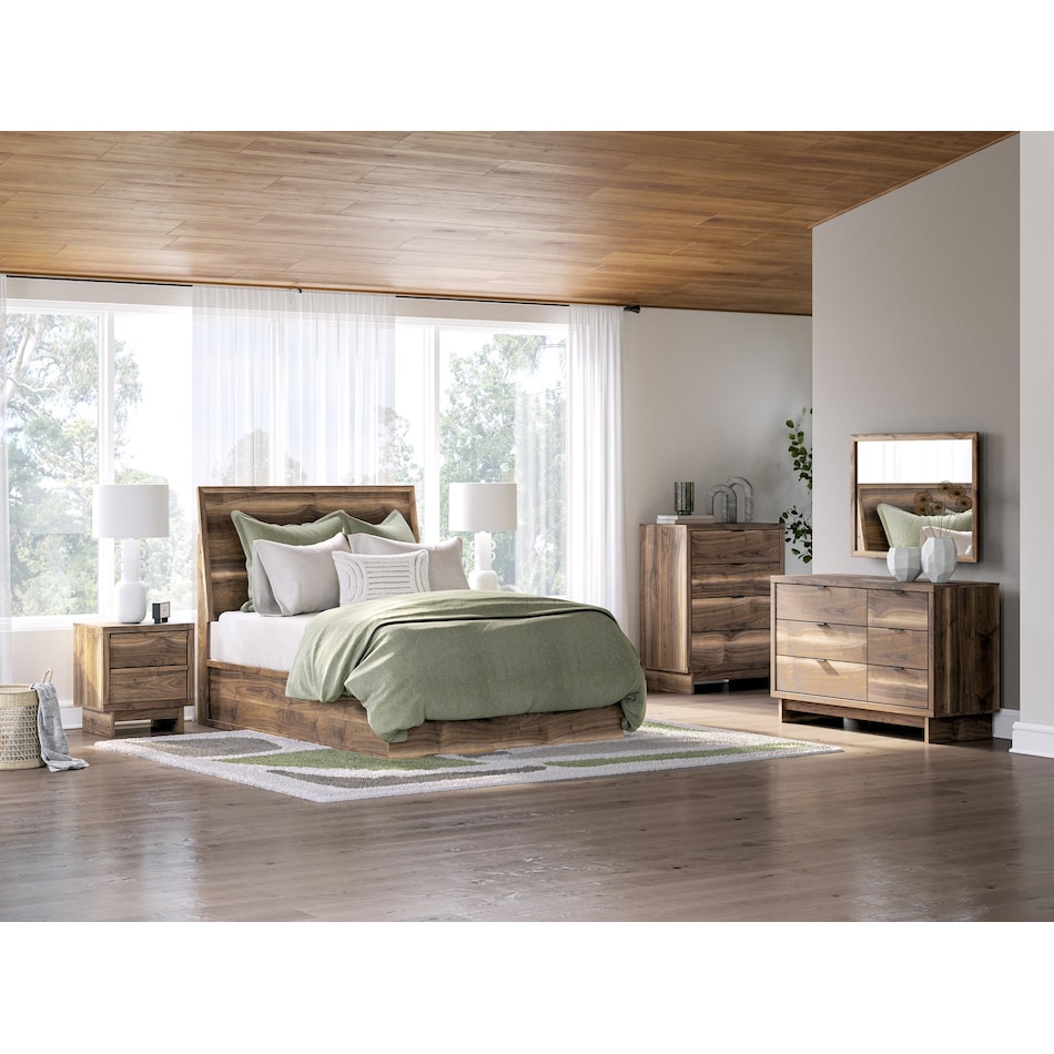 ashy brown full bed package lifestyle image pfp  