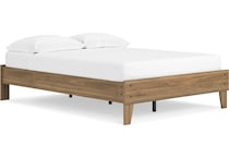 ashy brown full platform rails supports   