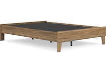 ashy brown full platform rails supports   
