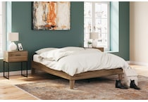 ashy brown full platform rails supports lifestyle image   