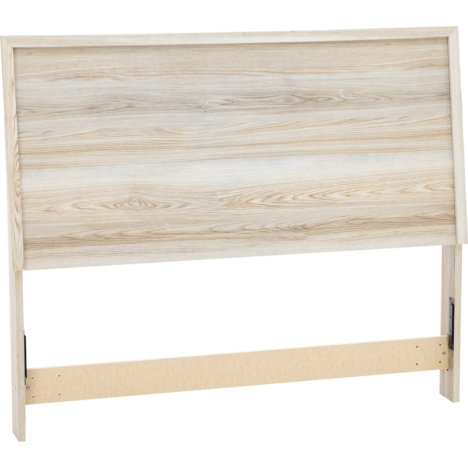 ashy brown king bed headboard   