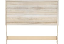 ashy brown king bed headboard   