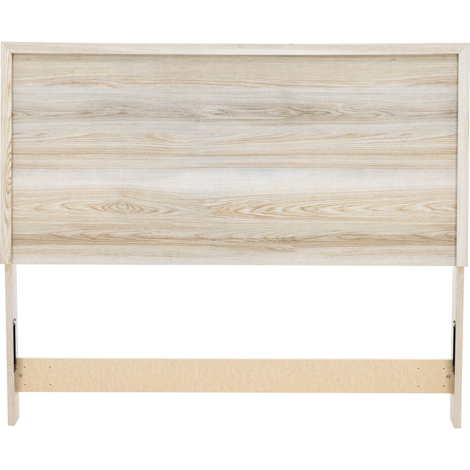 ashy brown king bed headboard   