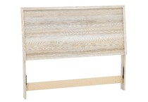 ashy brown king bed headboard   