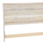 ashy brown king bed headboard   