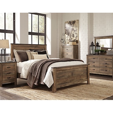 Trinell Panel Bed