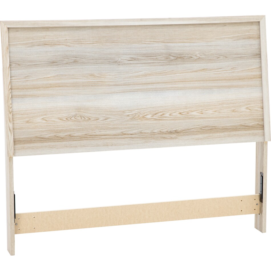ashy brown queen bed headboard   