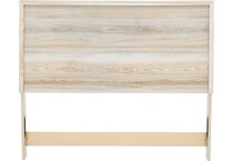 ashy brown queen bed headboard   