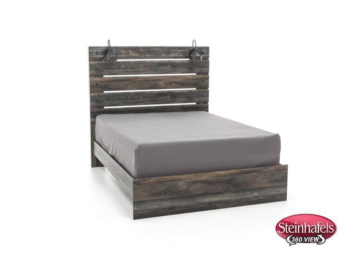 ashy brown queen bed package  image qp  